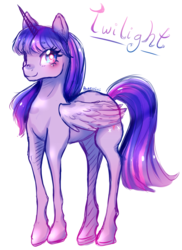 Size: 1280x1754 | Tagged: safe, artist:bunnini, twilight sparkle, alicorn, pony, g4, cute, female, mare, solo, twiabetes, twilight sparkle (alicorn)