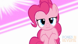 Size: 1280x720 | Tagged: safe, artist:reverse studios, pinkie pie, earth pony, pony, g4, :3, animated, cute, daaaaaaaaaaaw, diapinkes, female, grin, music video, smiling, solo, sound, squee, video, weapons-grade cute, webm