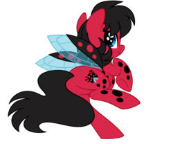 Size: 3000x2500 | Tagged: safe, artist:crystal-tranquility, oc, oc only, oc:ladybug, pony, female, high res, mare, simple background, solo, transparent background