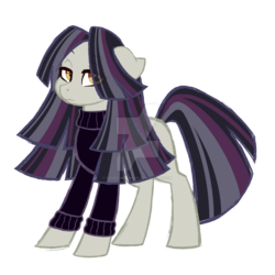 Size: 1024x1024 | Tagged: safe, artist:azure-art-wave, oc, oc only, earth pony, pony, clothes, deviantart watermark, obtrusive watermark, simple background, solo, sweater, transparent background, turtleneck, watermark