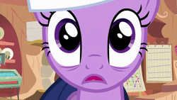 Size: 1920x1080 | Tagged: safe, screencap, twilight sparkle, pony, unicorn, g4, it's about time, animated, bandage, bloodshot eyes, close-up, computer, eye shimmer, female, golden oaks library, graph, headband, looking at you, mare, monitor everything, open mouth, solo, soul piercing stare, sound, talking, twilight snapple, unicorn twilight, webm, wide eyes