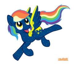Size: 1345x1139 | Tagged: safe, artist:prettykitty, oc, oc only, oc:starborne, pegasus, pony, cutie mark, female, flying, mare, simple background, solo, transparent background