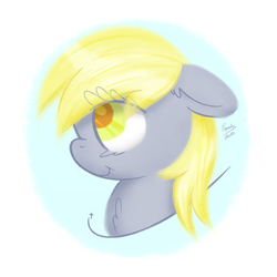 Size: 1748x1748 | Tagged: safe, artist:squeaky-belle, derpy hooves, pony, g4, art, derpy day, derpy day 2019, female, mare, signature, solo