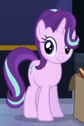 Size: 720x1077 | Tagged: safe, screencap, starlight glimmer, pony, unicorn, g4, to where and back again, cropped, cute, cutie mark, female, glimmerbetes, hair over one eye, low res image, mare, smiling, solo