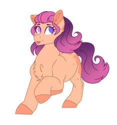 Size: 1500x1600 | Tagged: safe, artist:plixine, oc, oc only, oc:scarlett sweet, earth pony, pony, female, mare, simple background, solo, tongue out, transparent background
