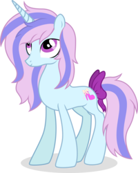 Size: 4800x6007 | Tagged: safe, artist:cirillaq, oc, oc only, pony, unicorn, absurd resolution, bow, commission, female, mare, simple background, solo, tail, tail bow, transparent background, two toned mane, two toned tail, vector