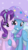 Size: 3072x5461 | Tagged: dead source, safe, artist:theroyalprincesses, starlight glimmer, trixie, pony, unicorn, g4, best friends, cape, clothes, cute, diatrixes, duo, eye clipping through hair, female, glimmerbetes, hat, holding hooves, looking at each other, mare, raised hoof, smiling, trixie's cape, trixie's hat