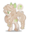 Size: 2160x2376 | Tagged: safe, artist:6-fingers-lover, oc, oc only, oc:lucky hoof, earth pony, pony, bow, braid, female, hair bow, high res, mare, offspring, parent:applejack, parent:trouble shoes, parents:troublejack, simple background, solo, transparent background