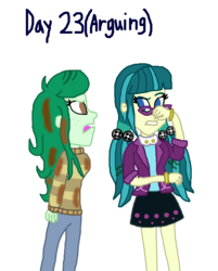 Size: 1500x1865 | Tagged: safe, artist:ktd1993, juniper montage, wallflower blush, equestria girls, g4, female, lesbian, ship:juniblush, shipping