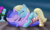 Size: 5712x3460 | Tagged: safe, artist:jhayarr23, sassaflash, sea swirl, seafoam, pegasus, pony, unicorn, g4, background pony, clothes, female, kiss on the lips, kissing, lesbian, movie accurate, sassaswirl, shipping, socks, striped socks