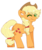 Size: 2600x3100 | Tagged: safe, artist:etoz, applejack, earth pony, pony, g4, applejack's hat, chest fluff, cowboy hat, cute, ear fluff, eyebrows, female, fluffy, food, freckles, full body, happy, hat, high res, mare, one eye closed, simple background, smiling, solo, stetson, straw, straw in mouth, transparent background, wheat, wink