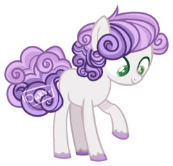 Size: 859x822 | Tagged: safe, artist:vintage-owll, oc, oc only, earth pony, pony, female, offspring, parent:button mash, parent:sweetie belle, parents:sweetiemash, simple background, solo, teenager, transparent background