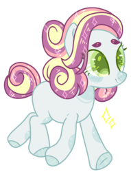 Size: 1068x1400 | Tagged: safe, artist:kurosawakuro, oc, oc only, earth pony, pony, base used, colored pupils, female, magical lesbian spawn, mare, offspring, parent:coconut cream, parent:sweetie belle, simple background, solo, transparent background