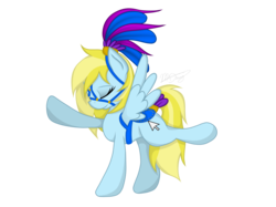 Size: 2732x2048 | Tagged: safe, artist:dawnshine, oc, oc only, oc:cloud cuddler, pegasus, pony, bridle, eyes closed, high res, mouse cursor, pegasus oc, plume, raised leg, saddle, simple background, tack, tail ring, transparent background, wings
