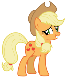 Size: 5708x6750 | Tagged: safe, artist:estories, applejack, earth pony, pony, g4, cowboy hat, cute, female, hat, jackabetes, mare, simple background, solo, stetson, transparent background