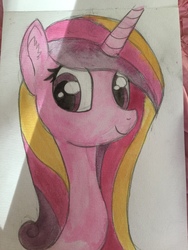 Size: 3264x2448 | Tagged: safe, artist:lunafluttershy, princess cadance, pony, g4, female, high res, solo, traditional art