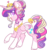Size: 738x789 | Tagged: safe, artist:dashkatortik12222222, artist:lullabyprince, edit, princess cadance, alicorn, pony, g4, base used, female, looking at you, mare, redesign, smiling, solo