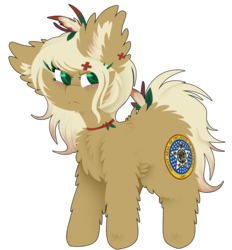 Size: 1017x1095 | Tagged: safe, artist:vanillaswirl6, oc, oc only, oc:oklahoma, pony, vanillaswirl6's state ponies, solo