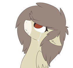 Size: 1280x1197 | Tagged: safe, artist:ask-oddends, artist:oddends, oc, oc:oddends, pegasus, pony, crying, looking up
