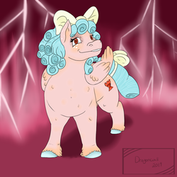 Size: 1000x1000 | Tagged: safe, artist:dragoncuali, cozy glow, pegasus, pony, g4, female, filly, freckles, solo