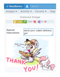 Size: 404x518 | Tagged: safe, artist:sugar morning, derpibooru exclusive, derpy hooves, oc, oc:sugar morning, pegasus, pony, derpibooru, g4, animated, chibi, clothes, cute, daaaaaaaaaaaw, delivery, derpabetes, dialogue, eyes closed, female, flapping, food, gif, grass, happy, hat, hnnng, holding, hoof hold, mare, meme, meta, open mouth, pizza, pizza box, rocking, screenshots, shirt, simple background, sitting, smiling, solo, spread wings, text, thank you, weapons-grade cute, white background, wings