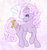 Size: 700x740 | Tagged: safe, artist:tsukuda, forget-me-not, flutter pony, pony, g1, bow, female, looking at you, solo, tail bow