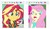 Size: 692x397 | Tagged: safe, fluttershy, sunset shimmer, derpibooru, equestria girls, equestria girls specials, g4, my little pony equestria girls: better together, my little pony equestria girls: forgotten friendship, juxtaposition, juxtaposition win, meme, meta