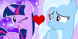 Size: 1500x750 | Tagged: safe, edit, trixie, twilight sparkle, alicorn, pony, g4, female, lesbian, ship:twixie, shipping, shipping domino, twilight sparkle (alicorn)