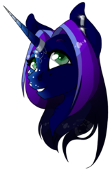 Size: 1353x2069 | Tagged: safe, artist:drawingjules, oc, oc only, oc:myth, alicorn, pony, bust, female, mare, portrait, simple background, solo, transparent background