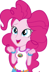 Size: 6000x8804 | Tagged: safe, artist:twilirity, pinkie pie, equestria girls, g4, my little pony equestria girls: legend of everfree, absurd resolution, camp everfree outfits, clothes, cute, diapinkes, female, simple background, solo, transparent background, vector