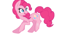 Size: 2047x1154 | Tagged: safe, artist:sweetkllrvane, pinkie pie, earth pony, pony, g4, female, highlights, mare, simple background, solo, transparent background