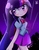 Size: 1689x2187 | Tagged: safe, artist:yuyutsuka_0130, twilight sparkle, equestria girls, g4, blushing, clothes, cute, female, night, signature, skirt, solo, twiabetes