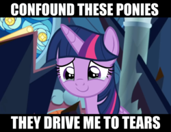 Size: 3547x2742 | Tagged: safe, edit, edited screencap, screencap, twilight sparkle, alicorn, pony, g4, season 9, confound these ponies, crying, female, high res, mare, meme, solo, twilight sparkle (alicorn)