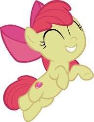 Size: 4648x6035 | Tagged: safe, artist:memnoch, apple bloom, earth pony, pony, g4, going to seed, season 9, absurd resolution, cutie mark, eyes closed, female, filly, foal, happy, simple background, solo, the cmc's cutie marks, transparent background, vector