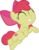 Size: 4648x6035 | Tagged: safe, artist:memnoch, apple bloom, earth pony, pony, g4, going to seed, season 9, absurd resolution, cutie mark, eyes closed, female, filly, foal, happy, simple background, solo, the cmc's cutie marks, transparent background, vector