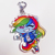 Size: 3024x3015 | Tagged: safe, artist:techycutie, rainbow dash, human, equestria girls, g4, chibi, clothes, converse, cute, dashabetes, eye clipping through hair, eyebrows, eyebrows visible through hair, fan made, high res, irl, keychain, photo, rainbow socks, shoes, socks, solo, striped socks, thigh highs