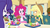 Size: 1920x1080 | Tagged: safe, screencap, applejack, blueberry cake, curly winds, pinkie pie, rarity, sci-twi, scott green, some blue guy, twilight sparkle, equestria girls, g4, my little pony equestria girls: better together, schedule swap, apple, background human, burger, cafeteria, canterlot high, caramel apple (food), cheeseburger, chips, cupcake, eating, food, geode of sugar bombs, geode of telekinesis, hamburger, magical geodes, milk box, potato chips, sandwich