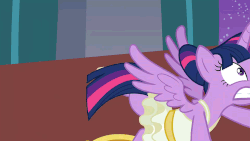 Size: 980x551 | Tagged: safe, screencap, twilight sparkle, alicorn, pony, a royal problem, g4, animated, ballerina, clothes, cute, female, gasp, nervous, perfect loop, tutu, twiabetes, twilarina, twilight sparkle (alicorn)