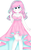 Size: 761x1243 | Tagged: safe, artist:angelamusic13, artist:the-butch-x, oc, oc only, oc:angela music, equestria girls, g4, base used, clothes, dress, looking at you, nail polish, simple background, solo, trace, white background