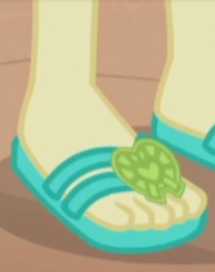 Size: 717x909 | Tagged: safe, screencap, fluttershy, aww... baby turtles, equestria girls, equestria girls series, g4, feet, legs, pictures of legs, sandals, toes