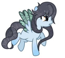 Size: 949x850 | Tagged: safe, artist:dl-ai2k, oc, oc only, pegasus, pony, female, mare, simple background, solo, transparent background, two toned wings