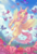 Size: 676x1000 | Tagged: safe, artist:12irinchan, fluttershy, butterfly, pegasus, pony, g4, chest fluff, colored hooves, complex background, cute, digital art, female, flower, flower field, flying, happy, hoof fluff, mare, open mouth, outdoors, shyabetes, sky, smiling, solo, spread wings, unshorn fetlocks, wings