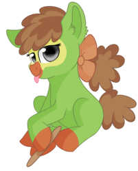 Size: 2414x3000 | Tagged: safe, artist:rainbowtashie, earth pony, grookey, pony, crossover, high res, pokémon, ponified, simple background, solo, transparent background