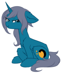 Size: 2648x3104 | Tagged: safe, artist:scarlet-spectrum, oc, oc only, oc:blue moon, pony, unicorn, female, filly, floppy ears, frown, high res, looking at you, not impressed, simple background, solo, transparent background