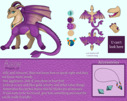 Size: 2057x1634 | Tagged: safe, artist:69beas, oc, oc only, oc:airon, dragon, reptile, accessory, claws, digital art, fangs, horns, jewelry, male, membranous wings, necklace, open mouth, quadrupedal, reference sheet, scales, simple background, smiling, solo, spread wings, text, tongue out, wings