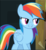 Size: 865x942 | Tagged: safe, screencap, rainbow dash, pegasus, pony, daring don't, g4, cropped, female, lidded eyes, mare, smiling, smirk, solo