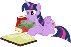 Size: 1099x726 | Tagged: safe, artist:famousmari5, twilight sparkle, alicorn, pony, g4, adorkable, book, cute, deviantart watermark, dork, female, lying down, mare, obtrusive watermark, reading, simple background, smiling, solo, that pony sure does love books, transparent background, twiabetes, twilight sparkle (alicorn), watermark
