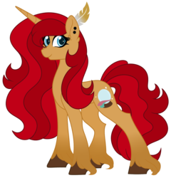 Size: 1488x1549 | Tagged: safe, artist:missbramblemele, oc, oc only, oc:gypsy, pony, unicorn, female, mare, simple background, solo, transparent background, unshorn fetlocks