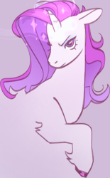 Size: 658x1062 | Tagged: safe, artist:saturniade, rarity, pony, g4, female, solo