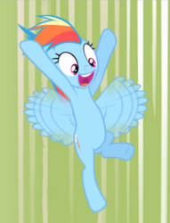 Size: 706x925 | Tagged: safe, screencap, rainbow dash, pegasus, pony, flight to the finish, g4, cropped, faic, female, flapping, flying, mare, open mouth